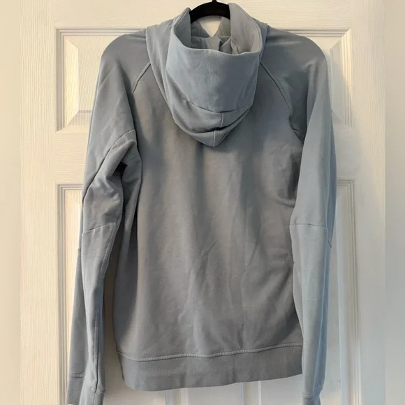 Lululemon Men’s Smooth Spacer Classic-Fit Pullover Hoodie in Blue Willow Size M - Picture 4 of 6